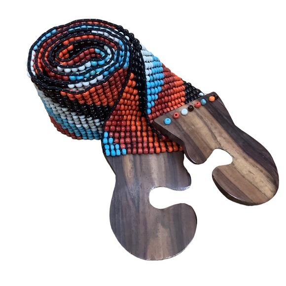 Boho Beaded Belt - Picture 3 of 4